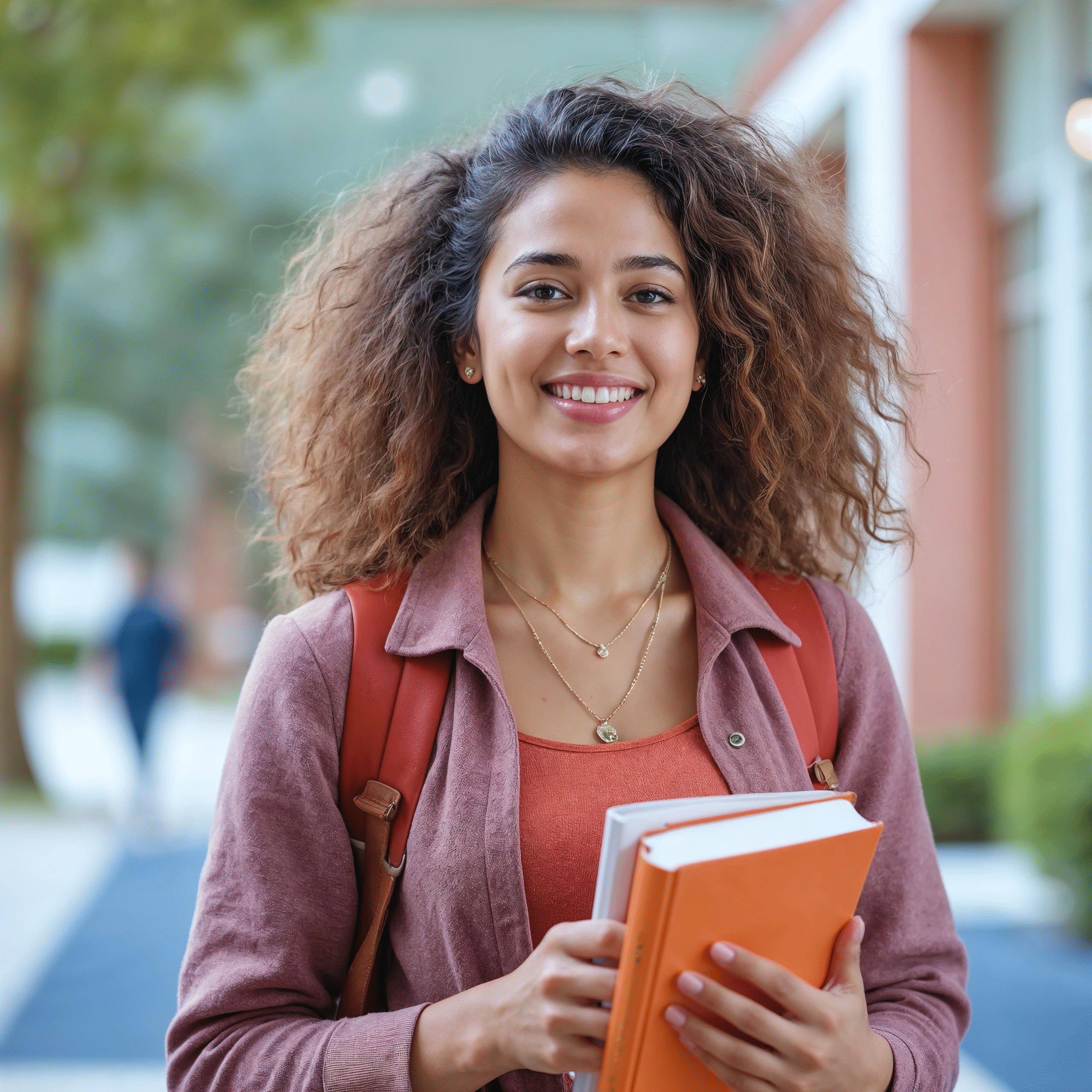 smiling student with books backpack 1 scaled
